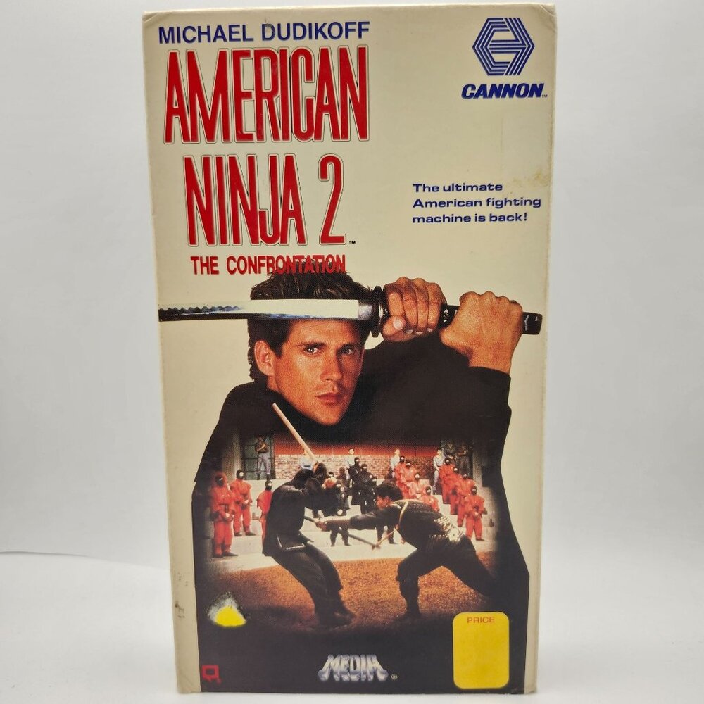 Replacement VHS Slip Cover American Ninja 2 Michael Dudikoff